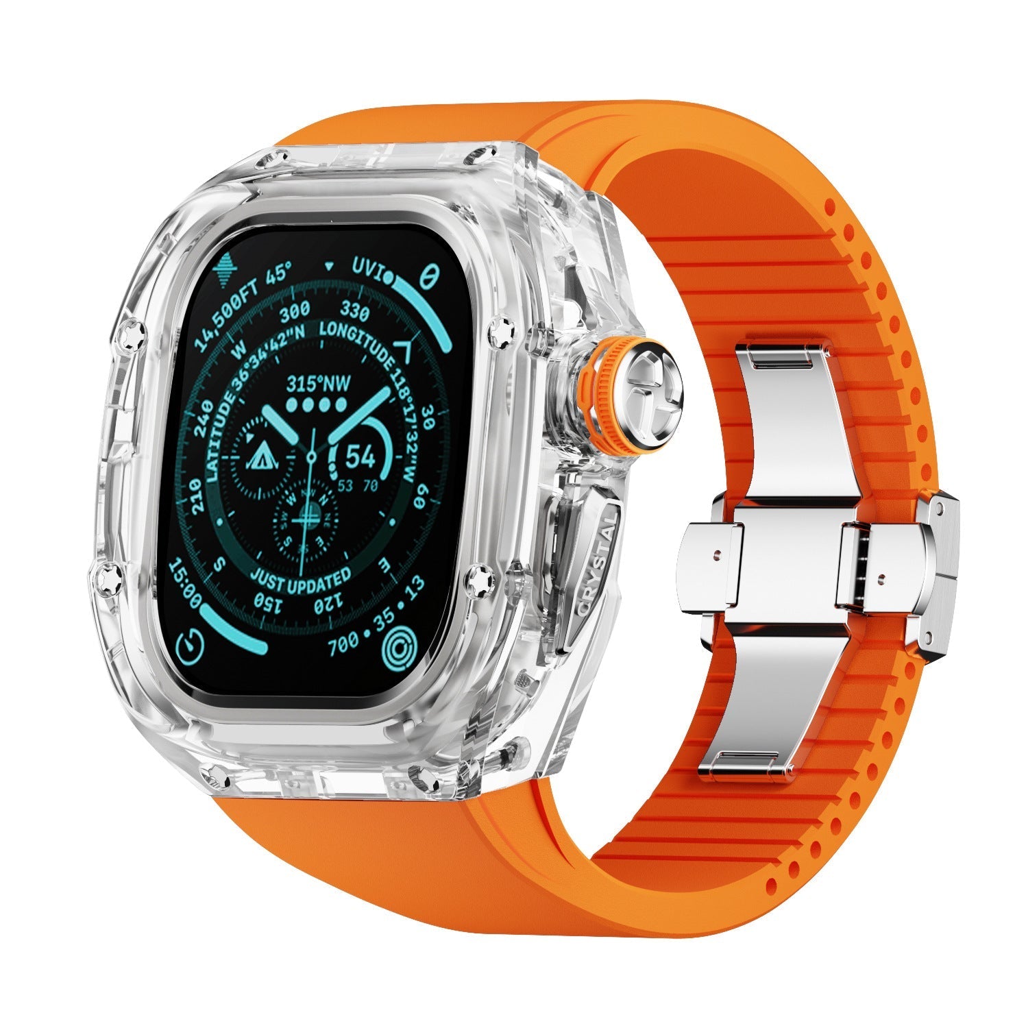 Men’s Apple Watch Crystal Band – Refined Finish and Luxury Appeal