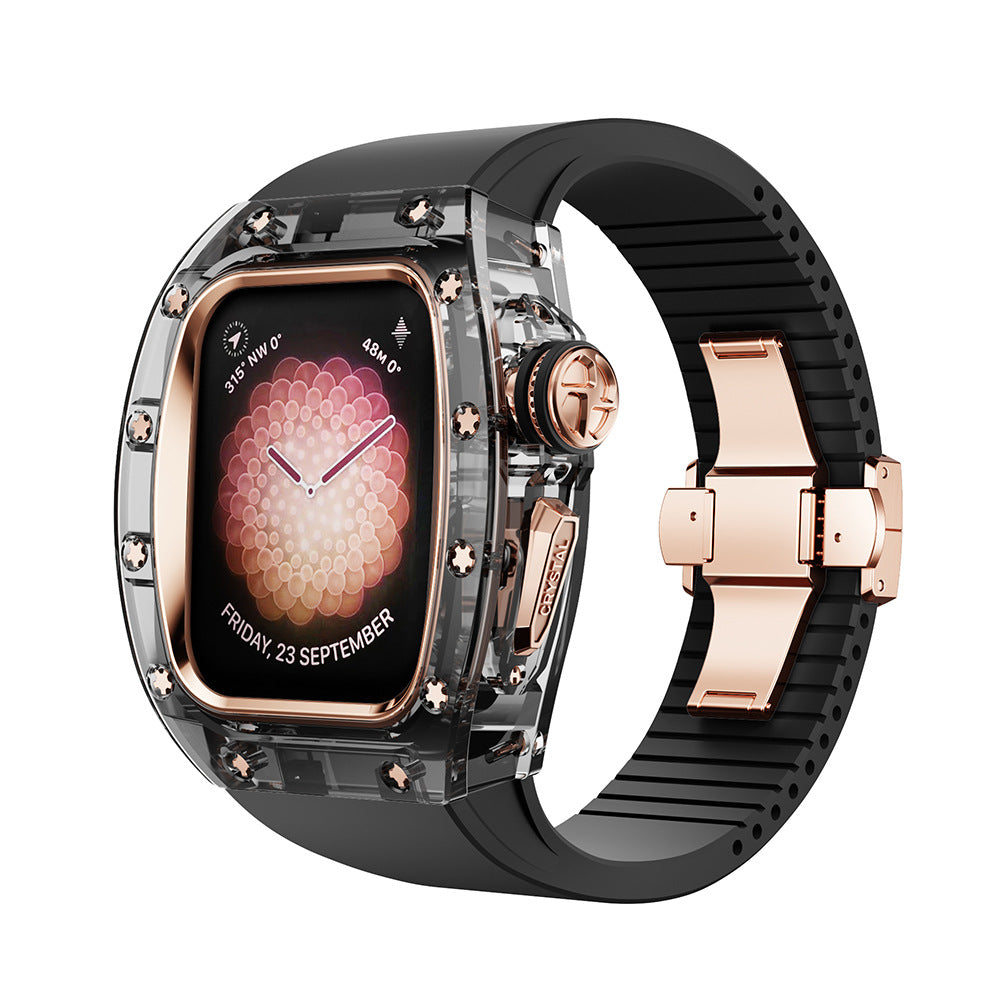 Men’s Apple Watch Crystal Band – Refined Finish and Luxury Appeal