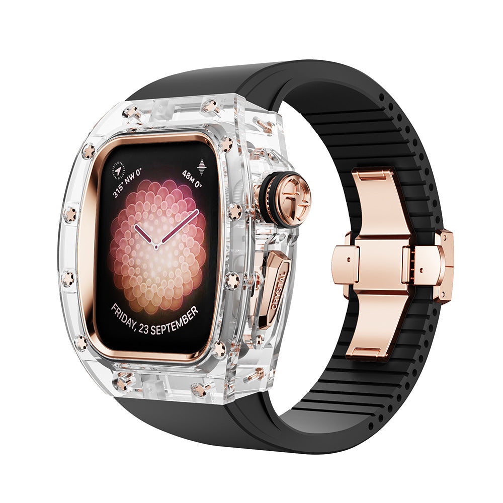 Men’s Apple Watch Crystal Band – Refined Finish and Luxury Appeal
