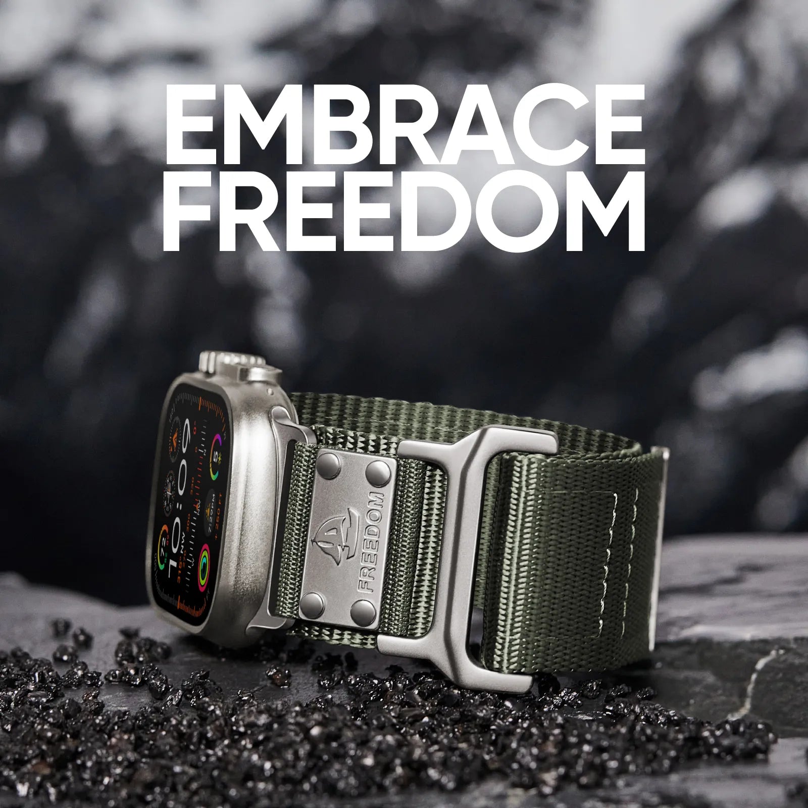 Freedom Ultra Wide Nylon Band for Apple Watch