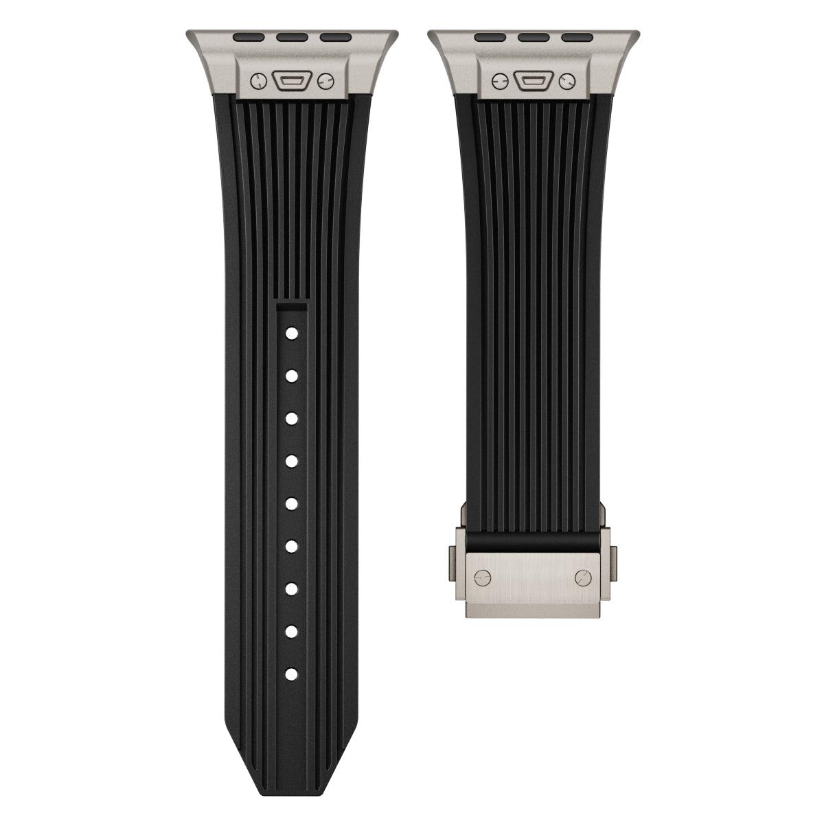 Executive Silicone Apple Watch Band – Premium Design