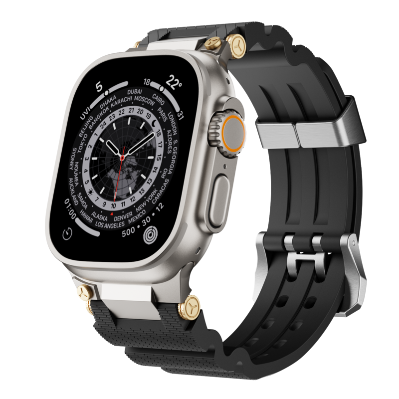 Dive Silicone Band for Apple Watch – Waterproof, Breathable Sport Strap