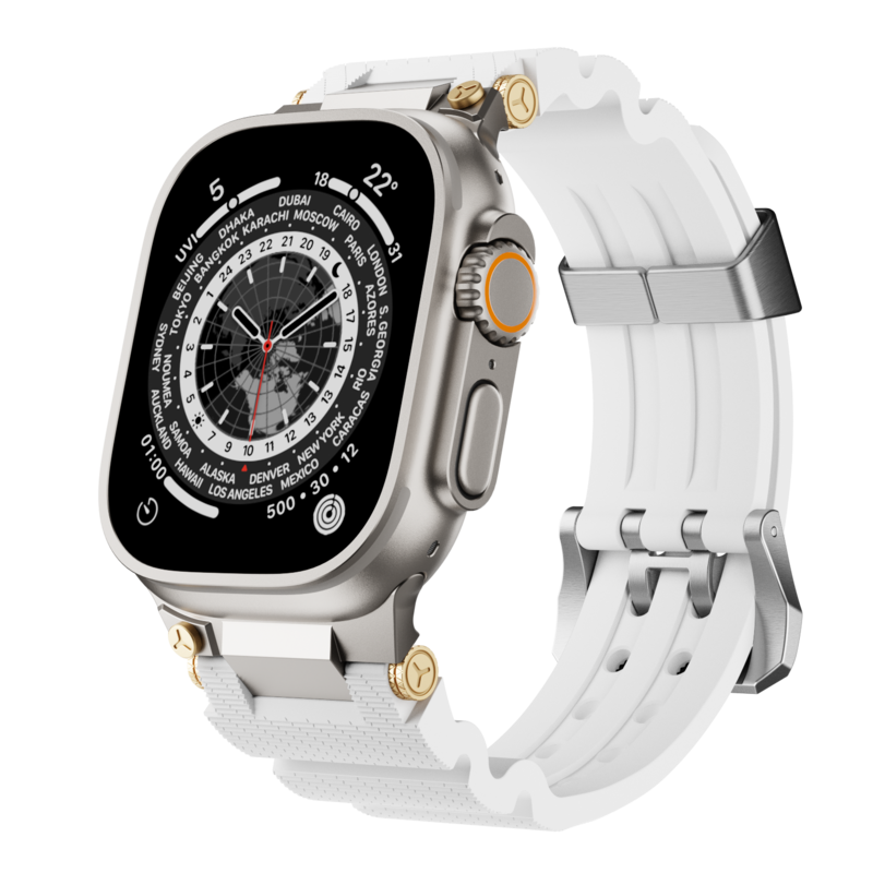 Dive Silicone Band for Apple Watch – Waterproof, Breathable Sport Strap