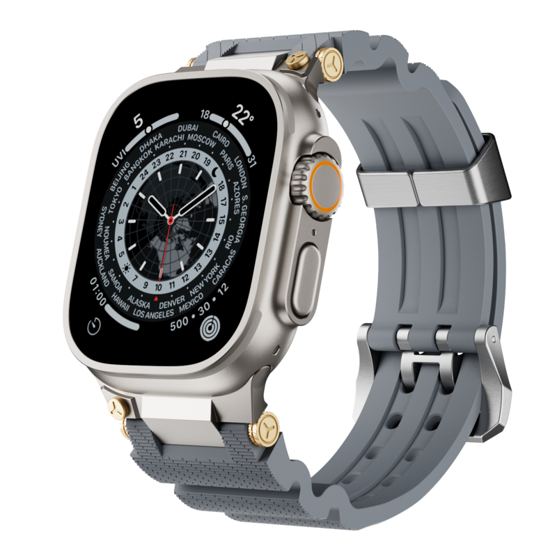Dive Silicone Band for Apple Watch – Waterproof, Breathable Sport Strap