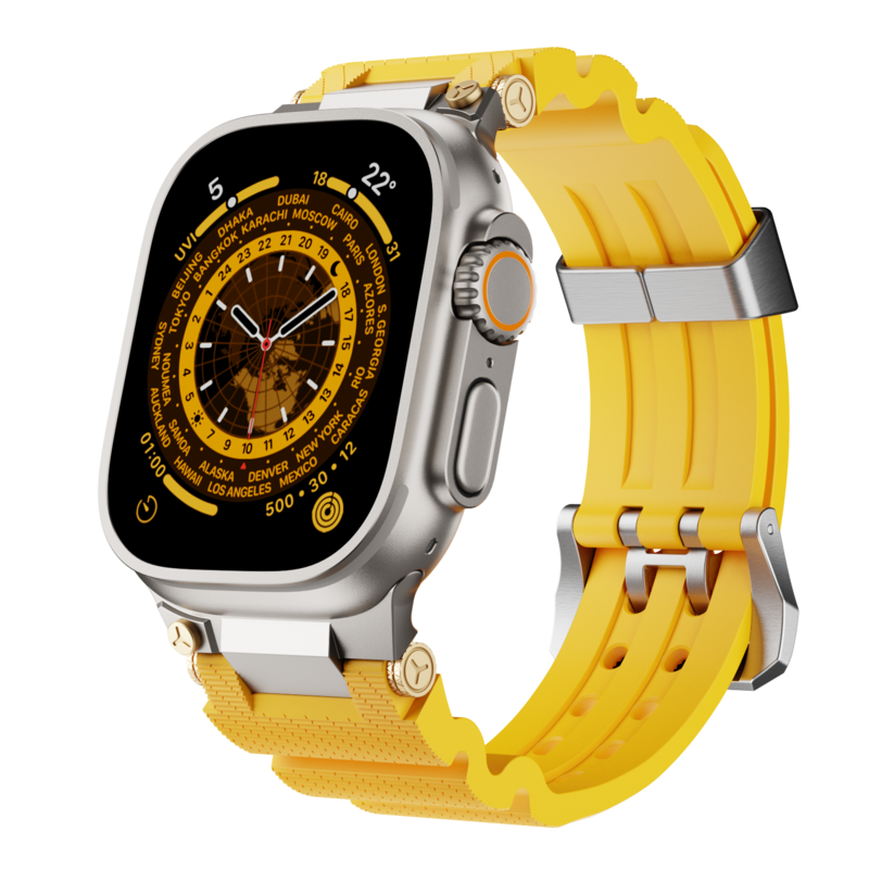 Dive Silicone Band for Apple Watch – Waterproof, Breathable Sport Strap