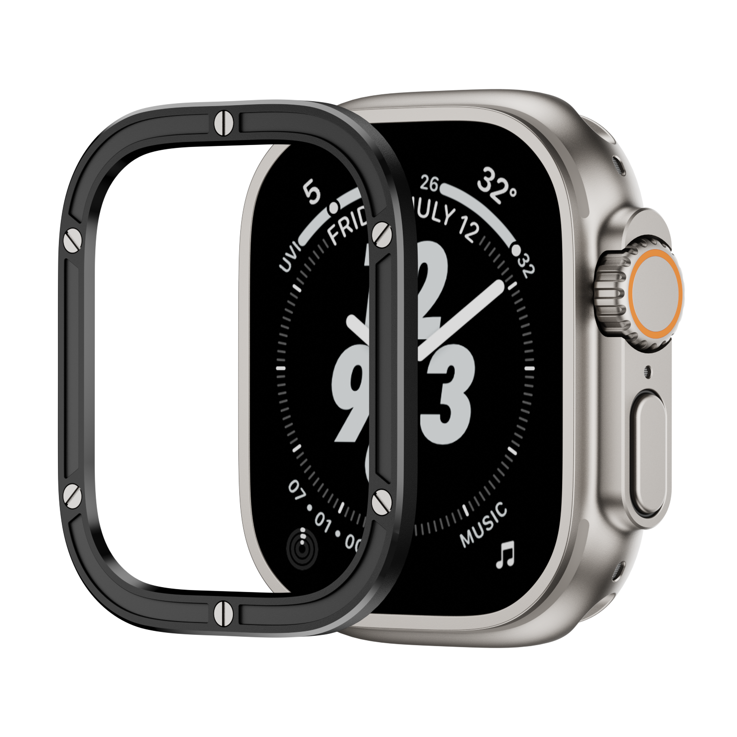 Apple Watch Ultra Stainless Steel Protection Ring – Immortal Series