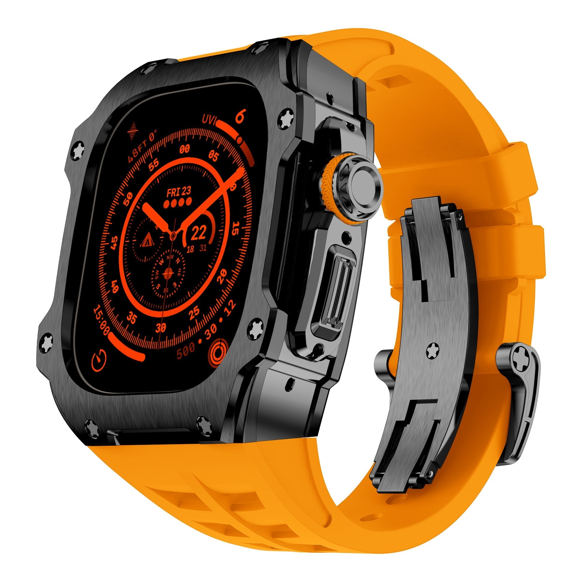 Apple Watch Ultra Black Stainless Steel Case – RM7015 Dark Vanguard