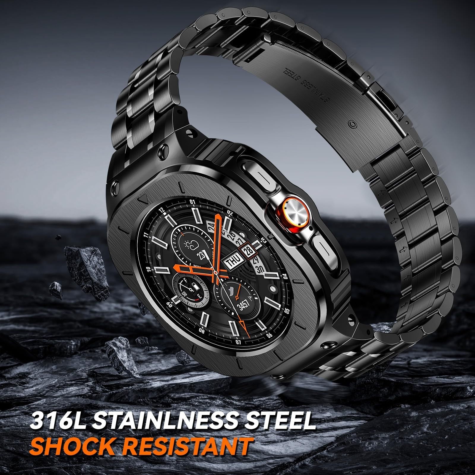 Stainless Steel Retrofit Kit For Samsung Galaxy Watch