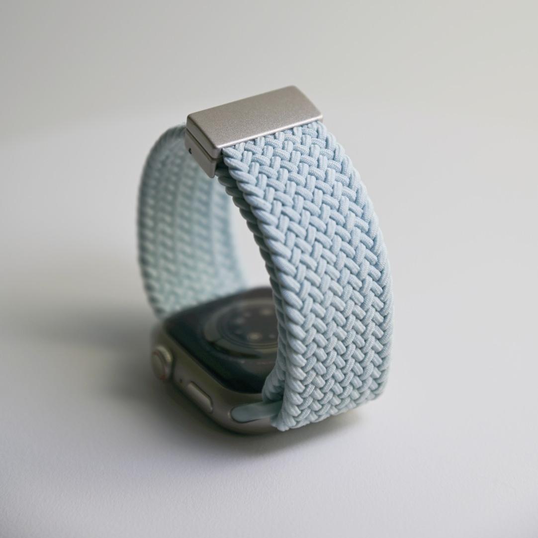 Apple Watch Braided Nylon Loop Band with Magnetic Clasp