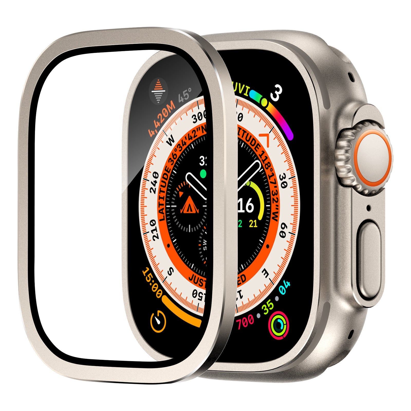 Titanium Screen Protector for Apple Watch Ultra – Full Coverage Protection