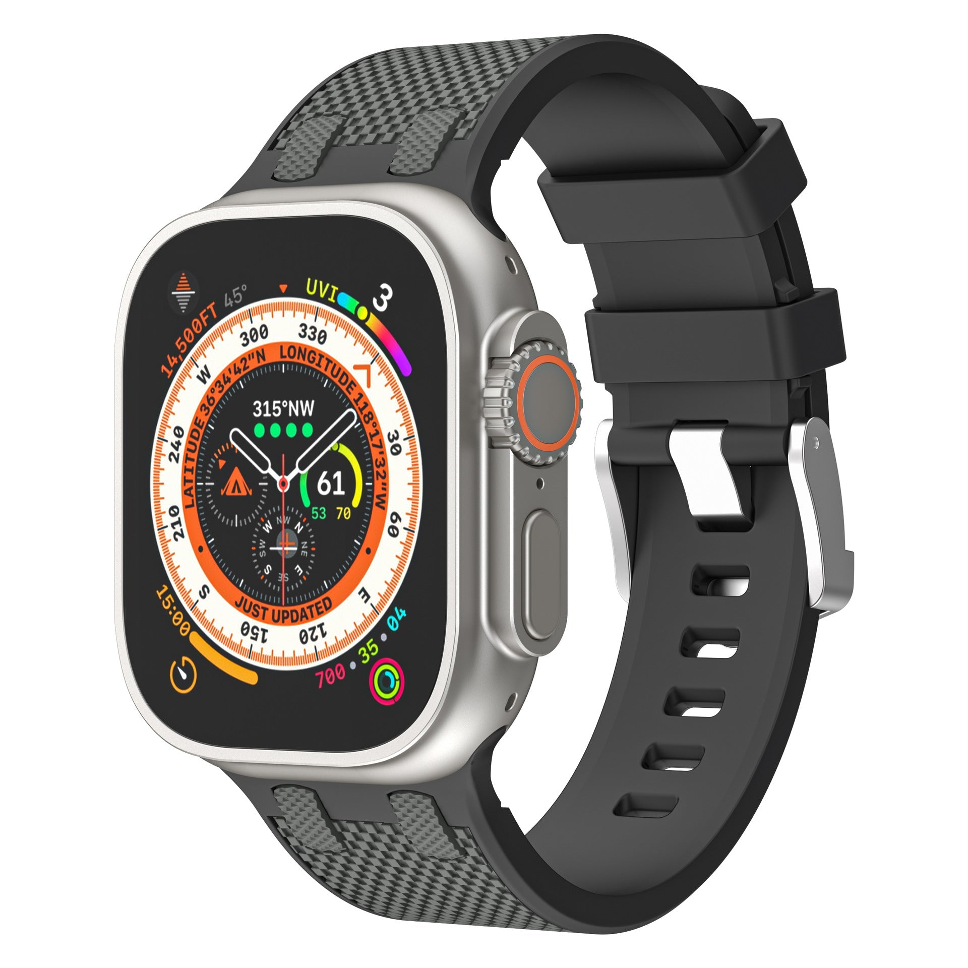 Bicolor Sport Silicone Apple Watch Band – Comfortable Fit