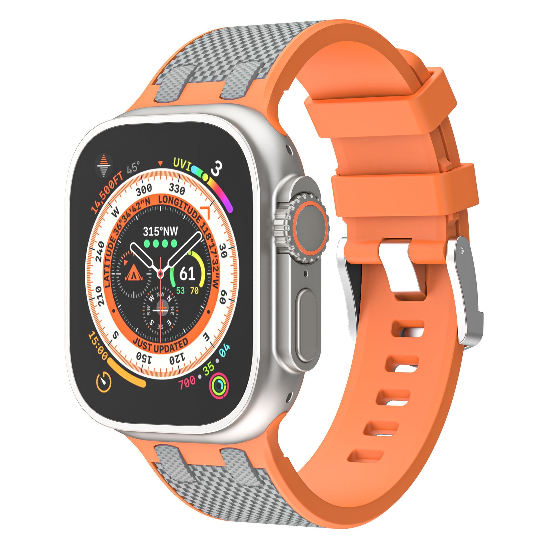 Bicolor Sport Silicone Apple Watch Band – Comfortable Fit