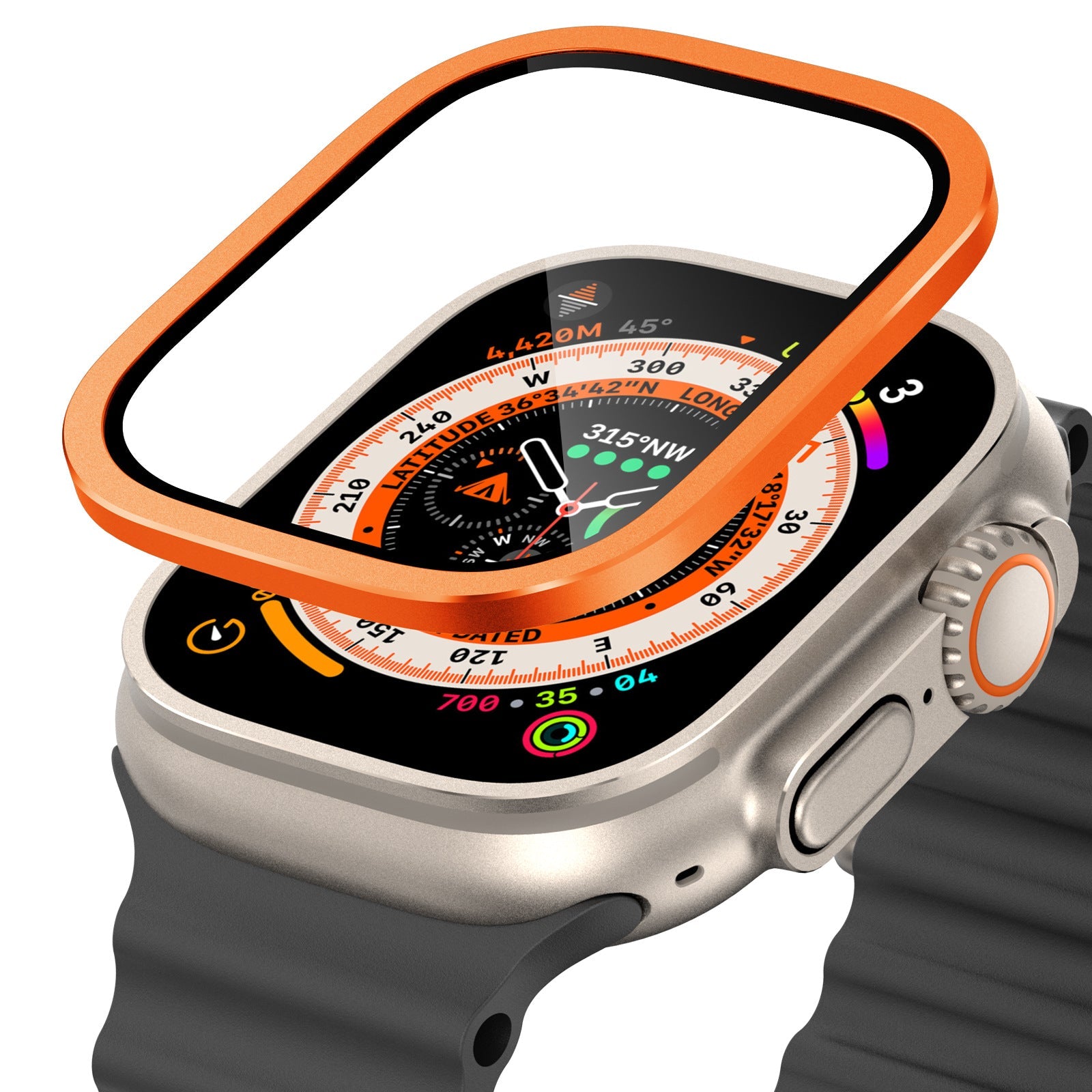 Titanium Screen Protector for Apple Watch Ultra – Full Coverage Protection