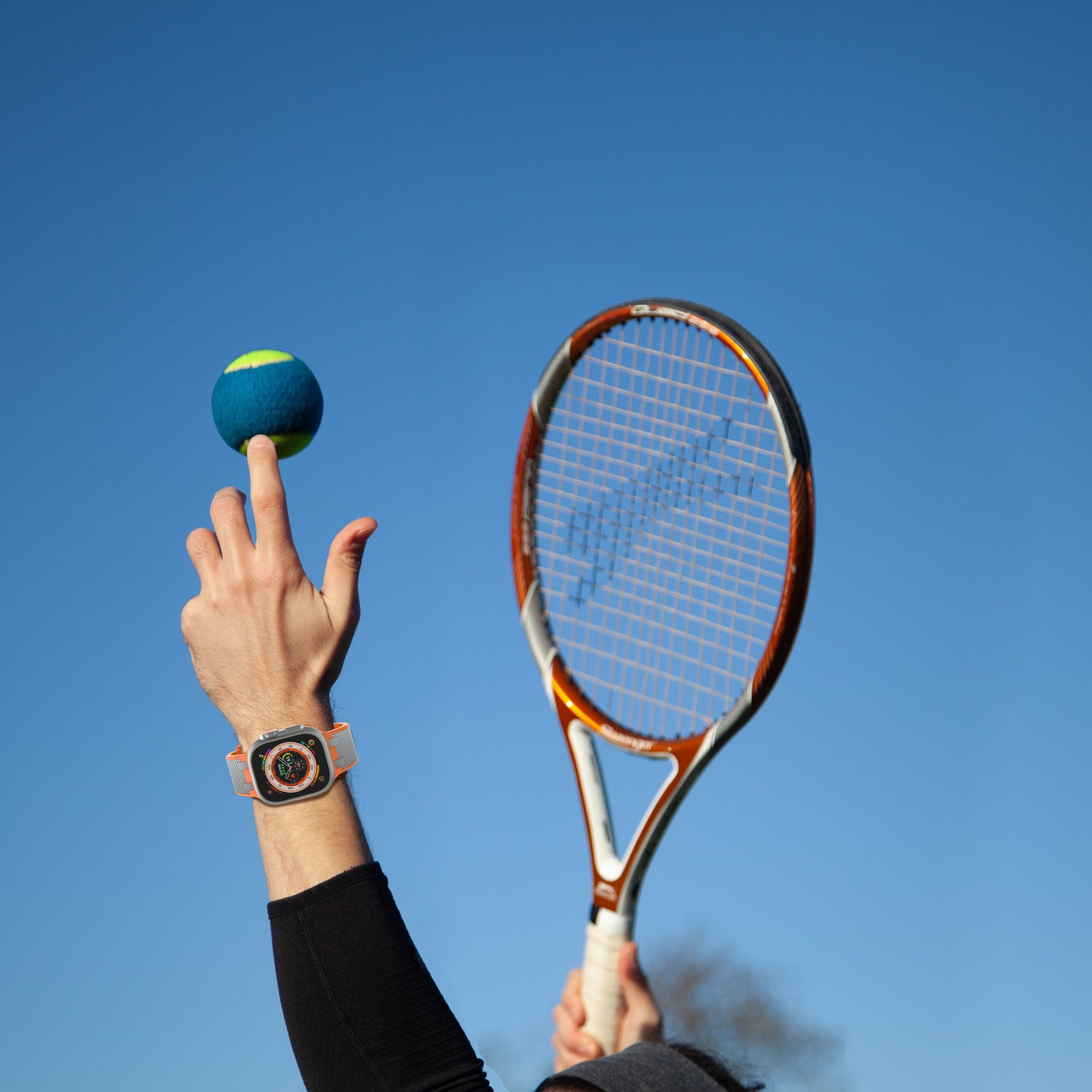 Bicolor Sport Silicone Apple Watch Band – Comfortable Fit