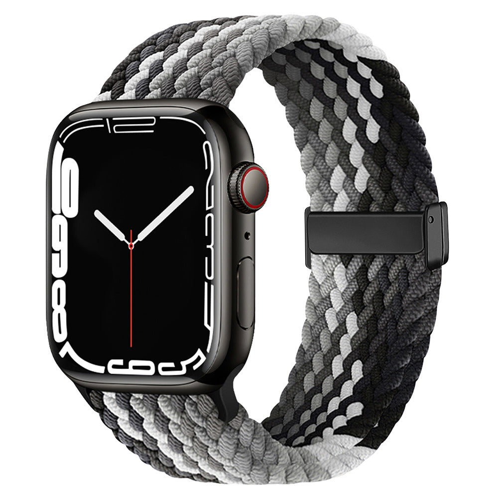 Apple Watch Braided Nylon Loop Band with Magnetic Clasp