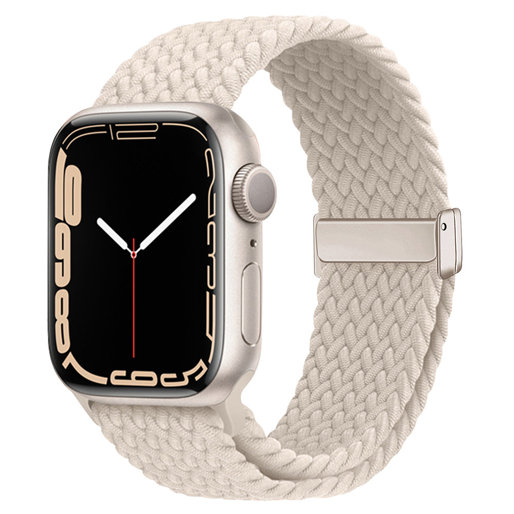 Apple Watch Braided Nylon Loop Band with Magnetic Clasp