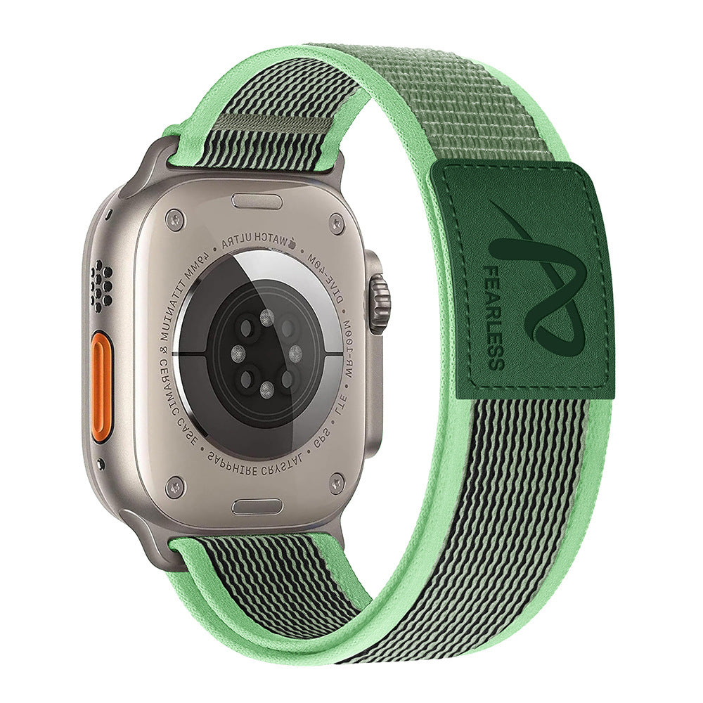 Nylon Loop Strap for Apple Watch – Fearless Trail Lightweight & Comfortable