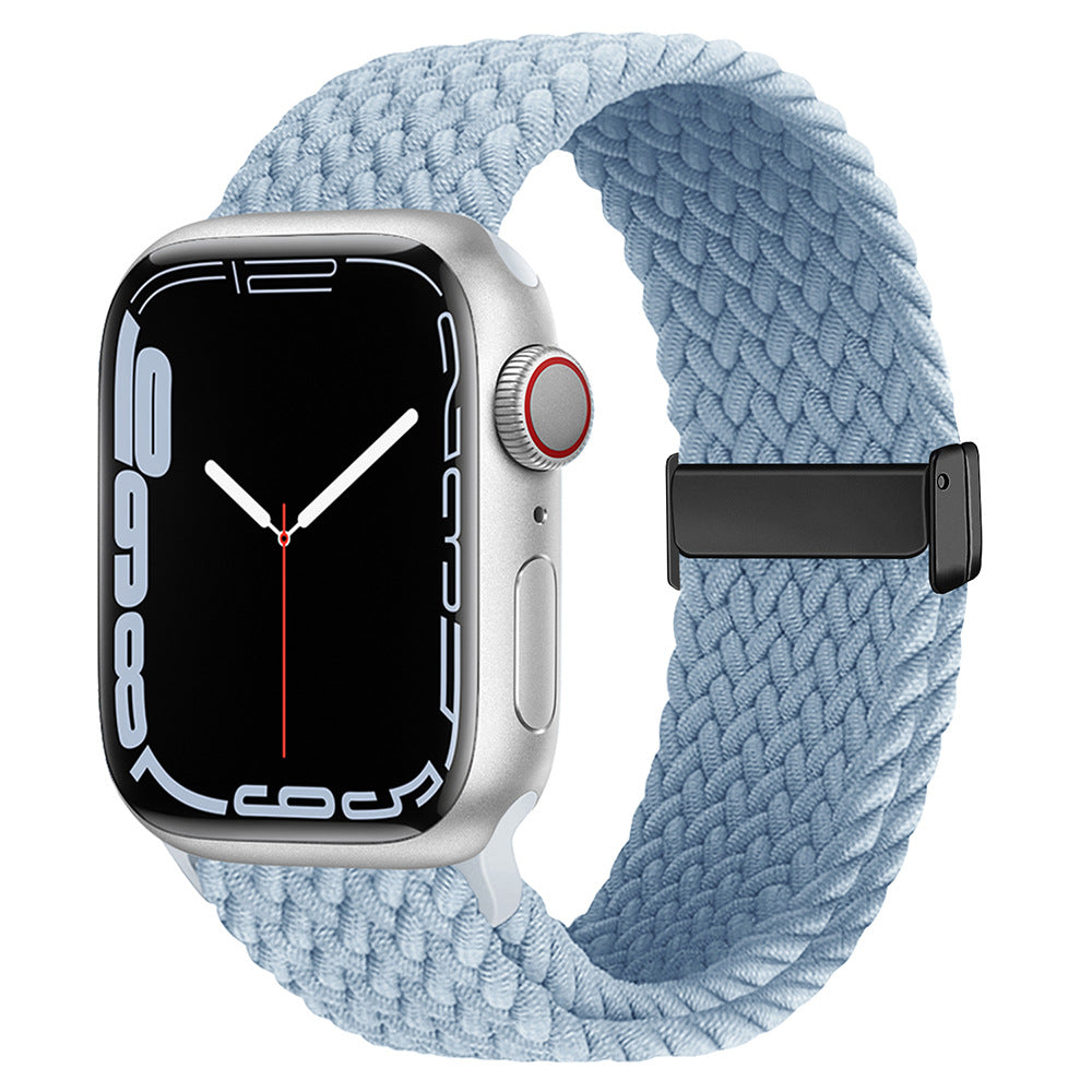 Apple Watch Braided Nylon Loop Band with Magnetic Clasp