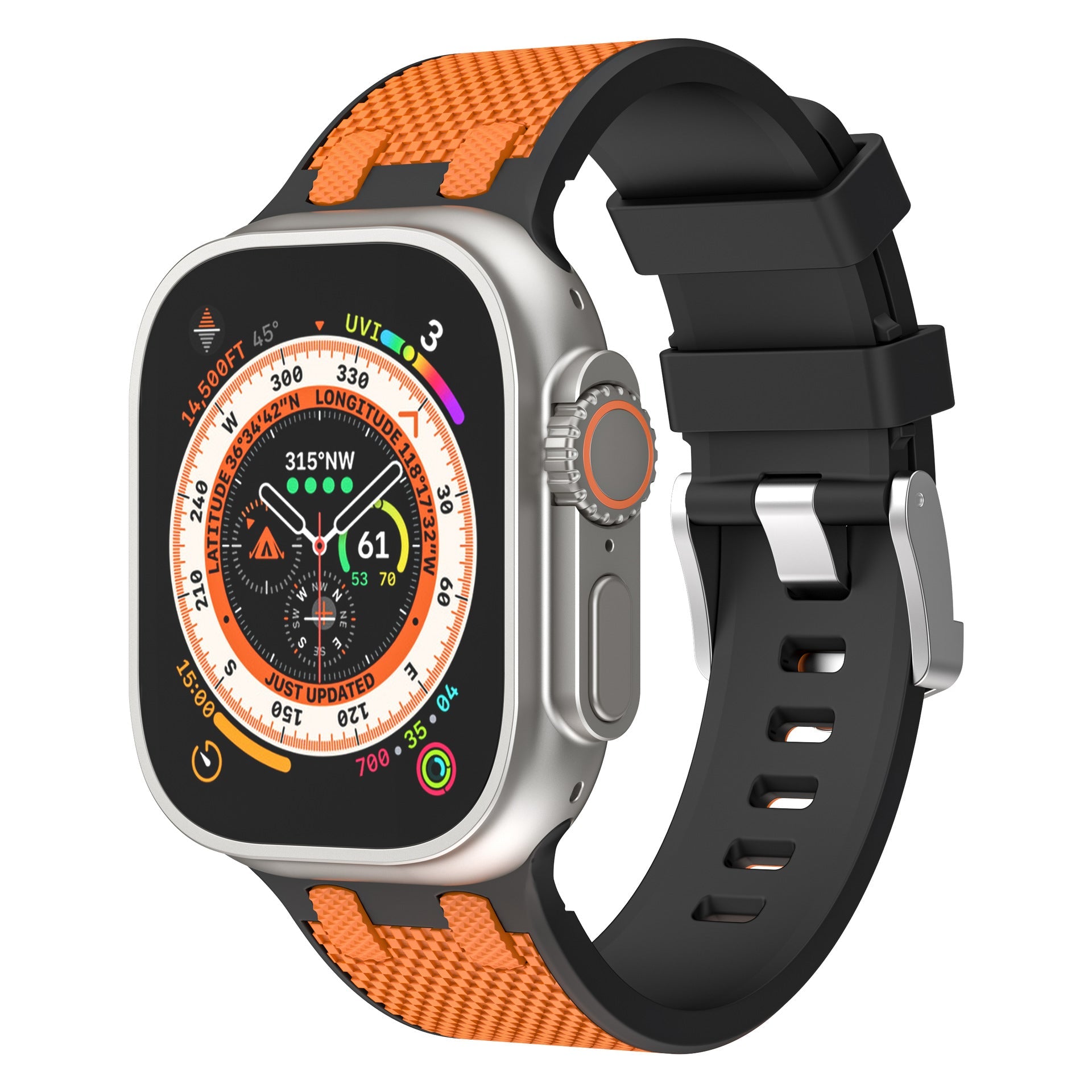 Bicolor Sport Silicone Apple Watch Band – Comfortable Fit