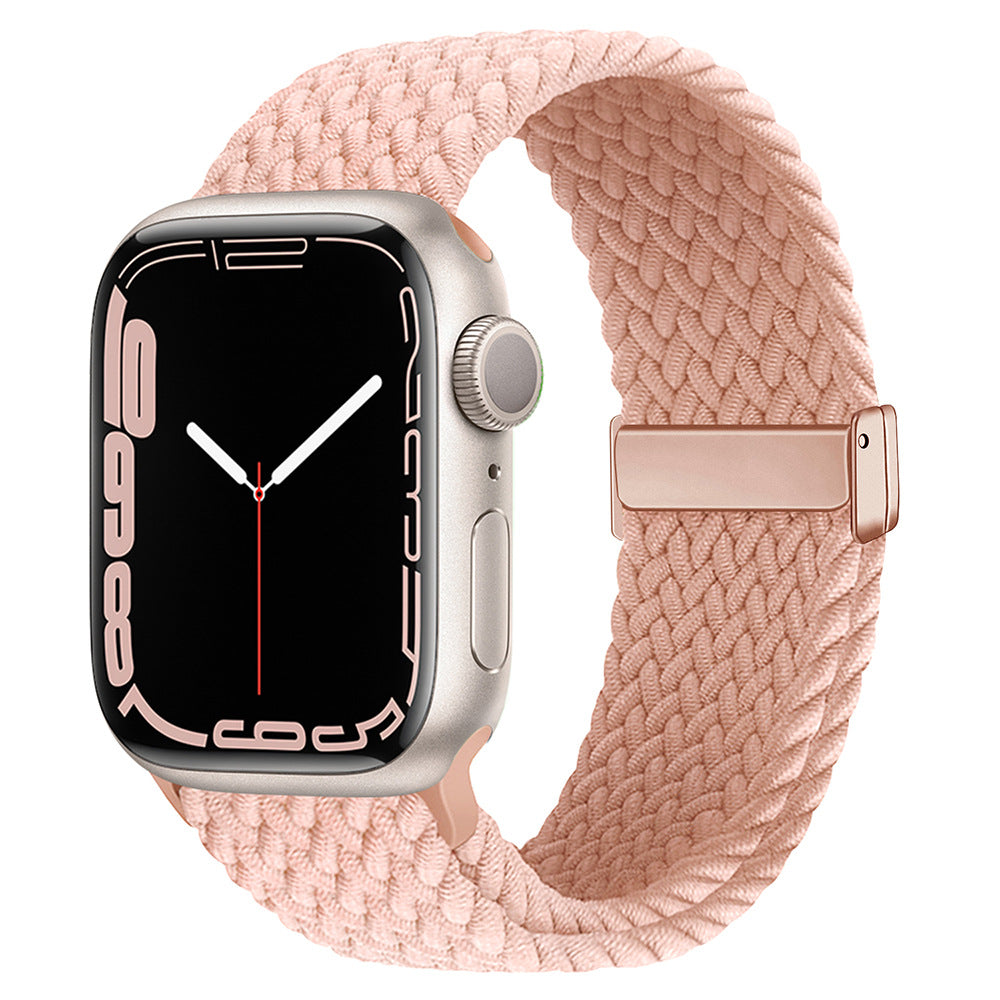 Apple Watch Braided Nylon Loop Band with Magnetic Clasp