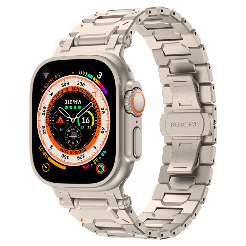 Stainless Steel Band for Apple Watch Ultra 49mm – Explorer Premium Style