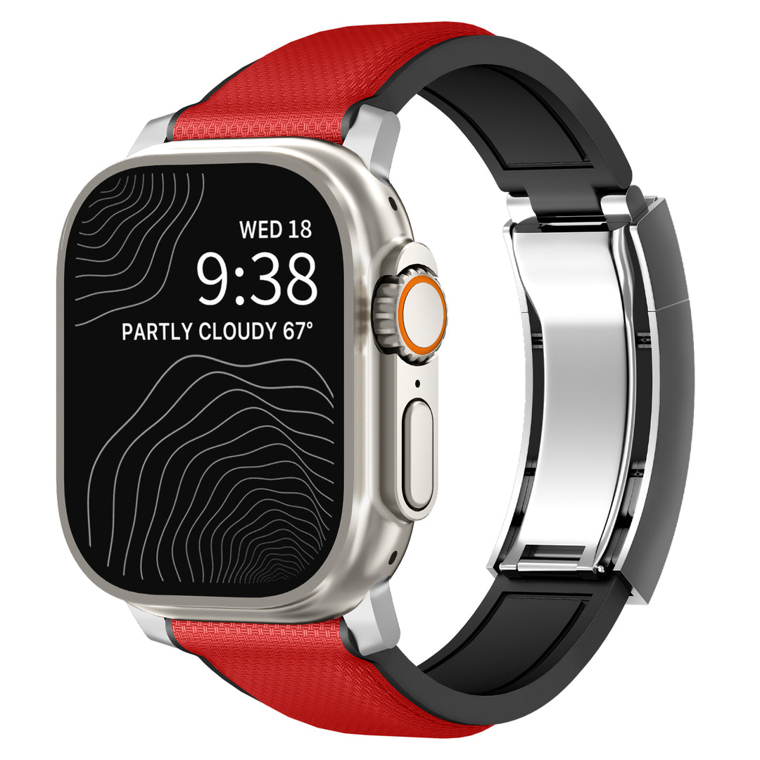 Premium Sport-Executive Fluororubber Strap for Apple Watch