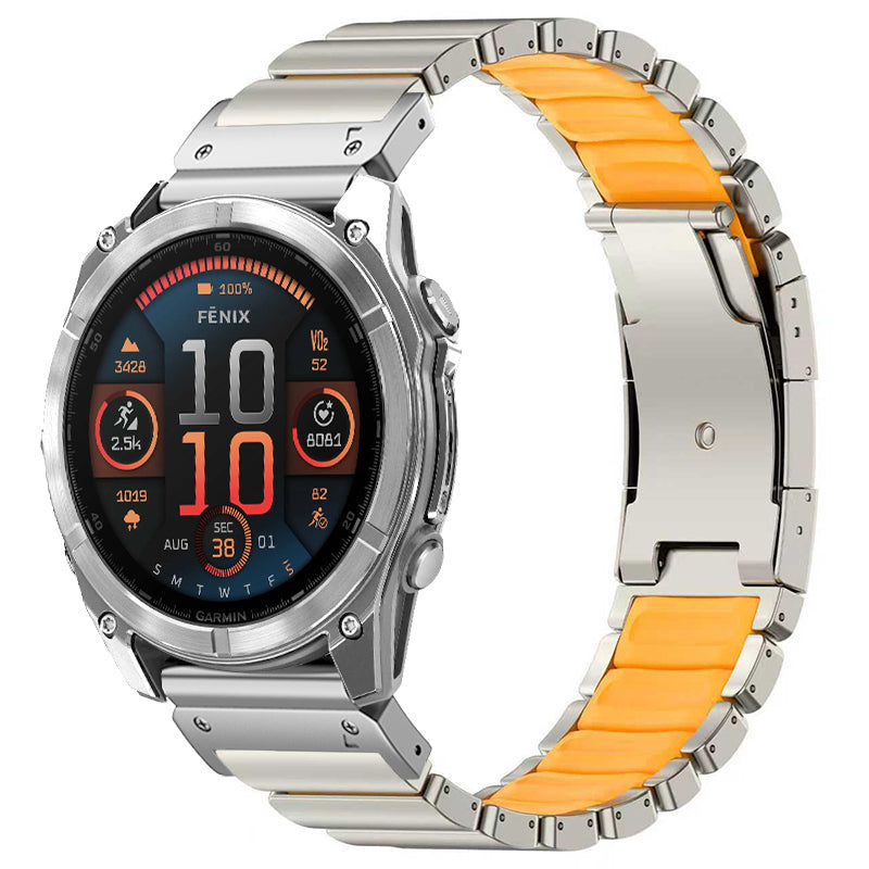 Titanium Band for Garmin QuickFit – GEMINI Sport Premium