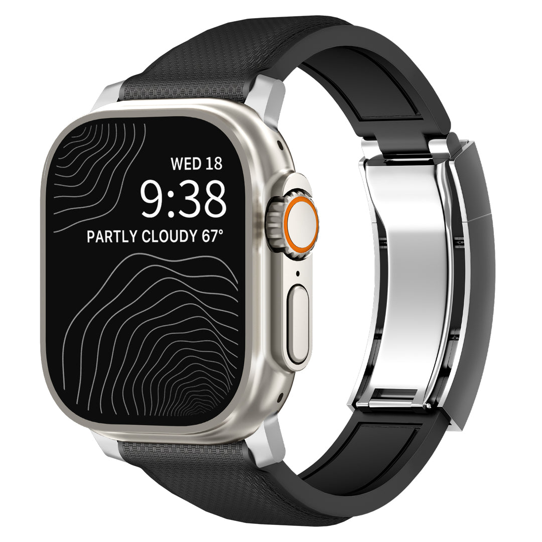 Premium Sport-Executive Fluororubber Strap for Apple Watch