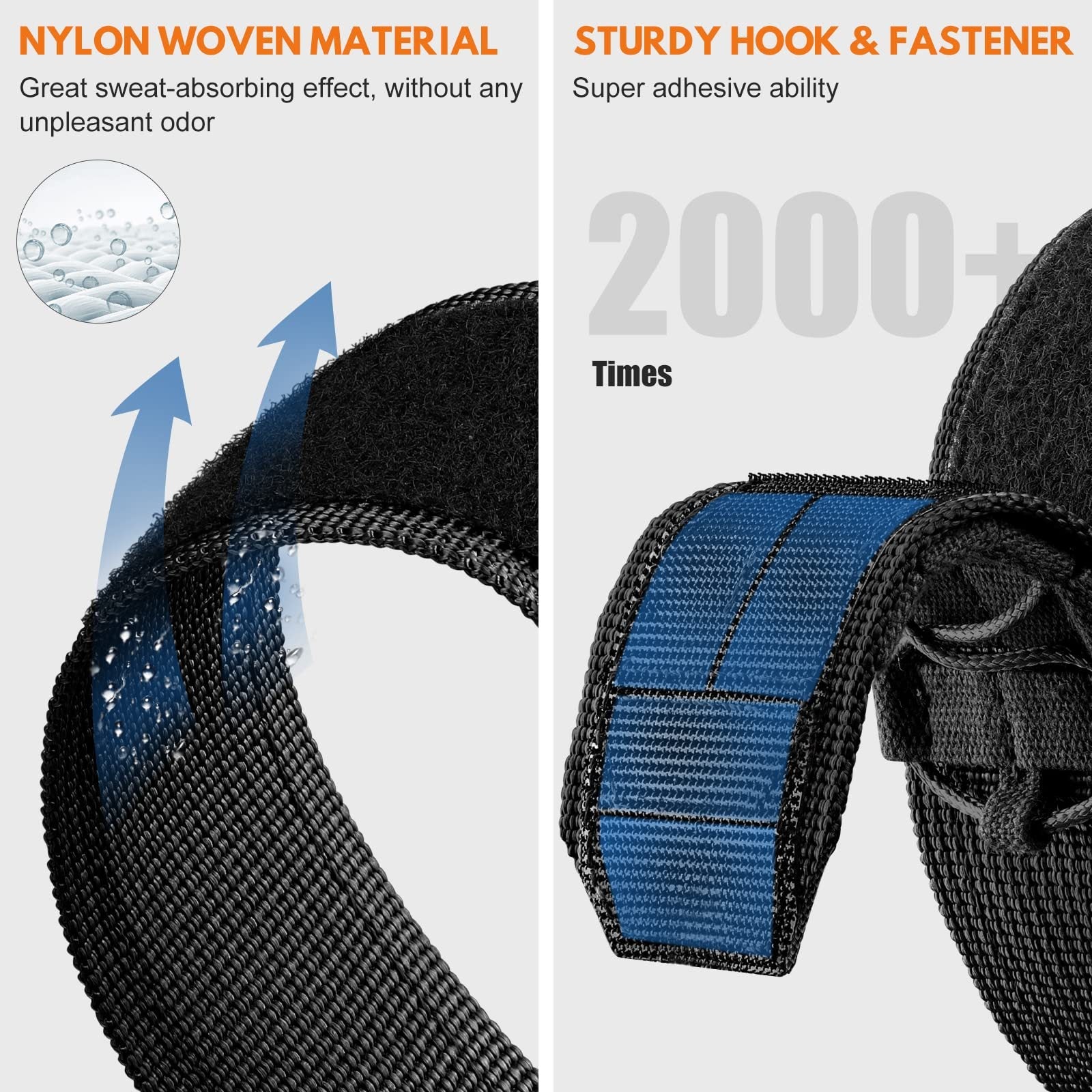 Rugged Nylon Sport Band for Apple Watch