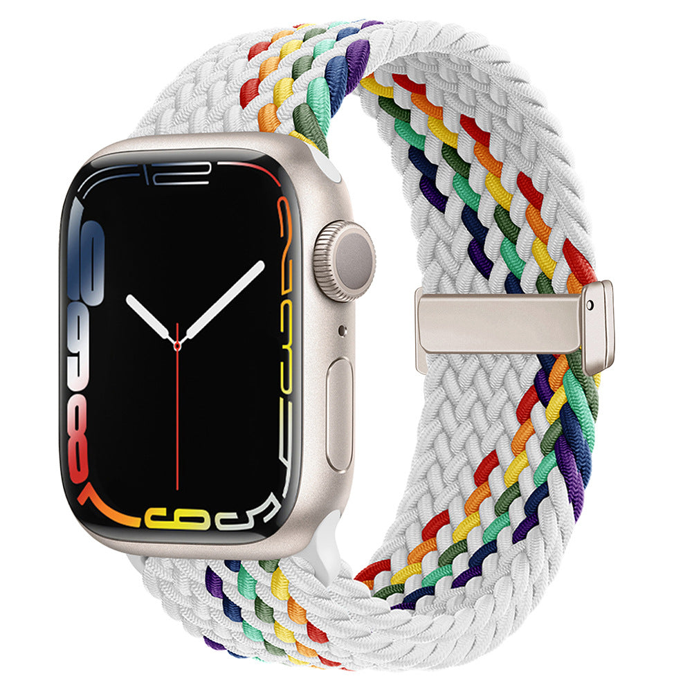 Apple Watch Braided Nylon Loop Band with Magnetic Clasp
