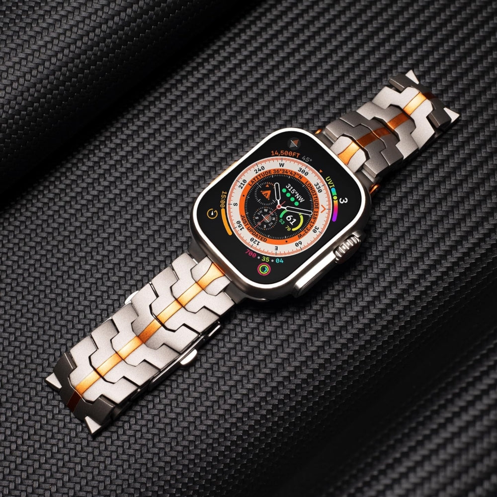 Men’s Apple Watch Titanium Band – Durable Build with Refined Finish