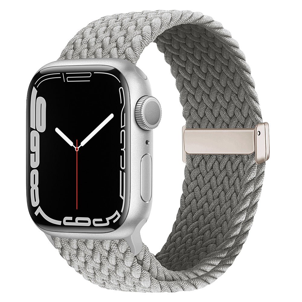 Apple Watch Braided Nylon Loop Band with Magnetic Clasp