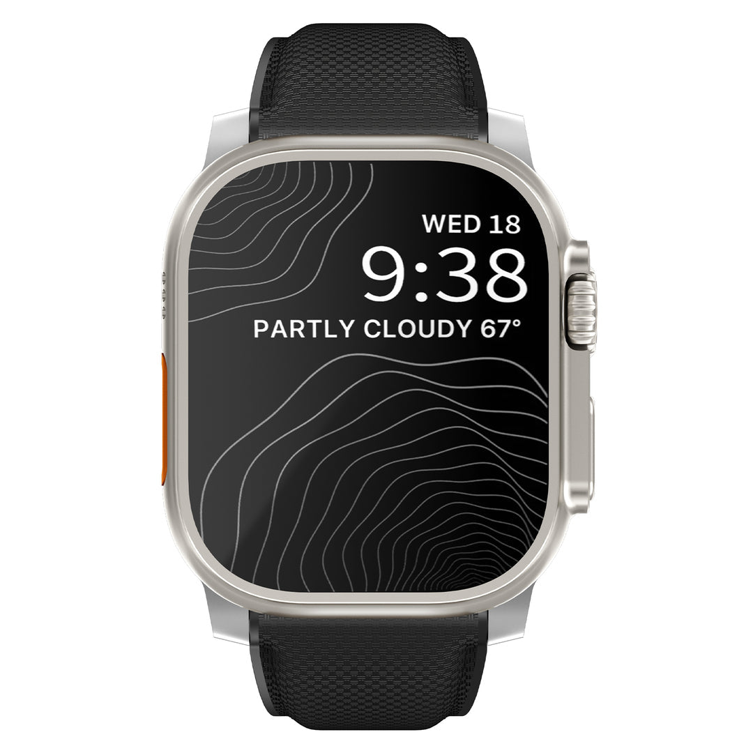 Premium Sport-Executive Fluororubber Strap for Apple Watch