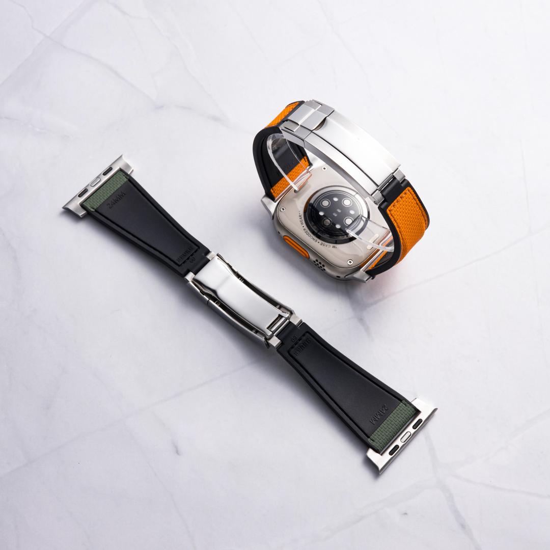 Premium Sport-Executive Fluororubber Strap for Apple Watch