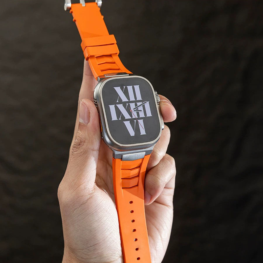 Premium Sport Fluororubber Band for Apple Watch
