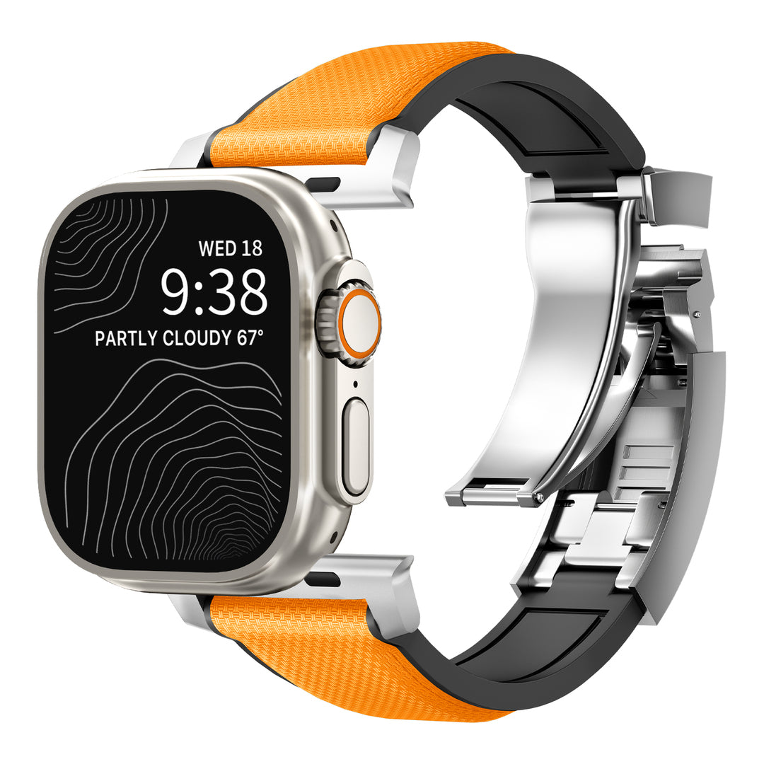 Premium Sport-Executive Fluororubber Strap for Apple Watch