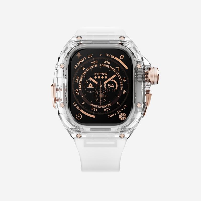 Men’s Apple Watch Crystal Band – Refined Finish and Luxury Appeal