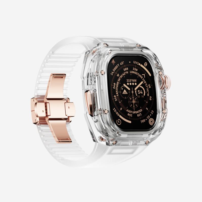 Men’s Apple Watch Crystal Band – Refined Finish and Luxury Appeal