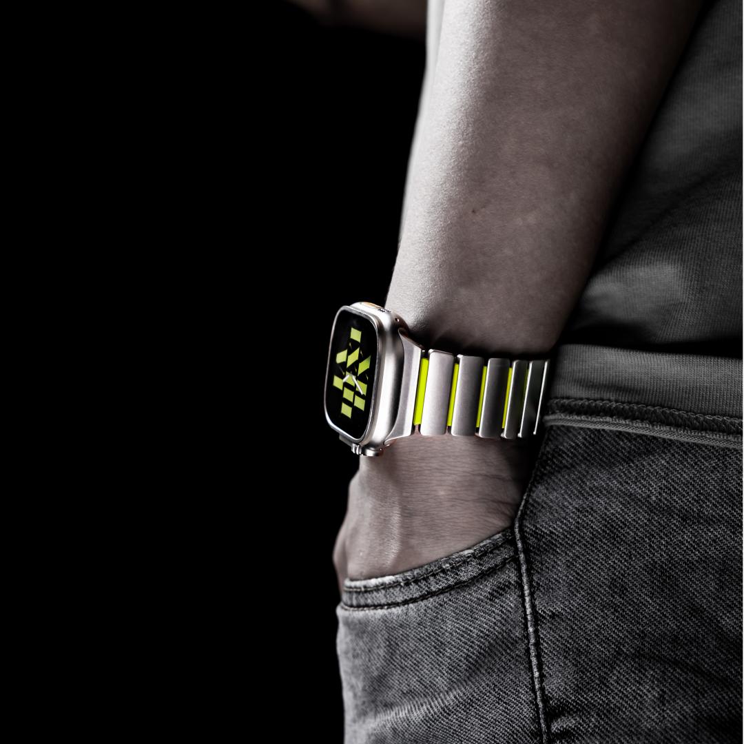 Titanium Band for Apple Watch Ultra – GEMINI Sport Premium Design