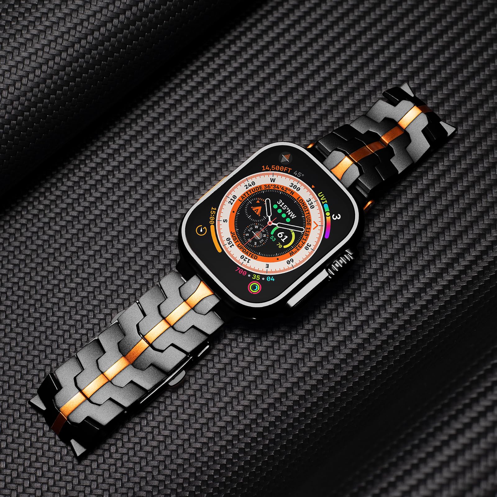 Men’s Apple Watch Titanium Band – Durable Build with Refined Finish