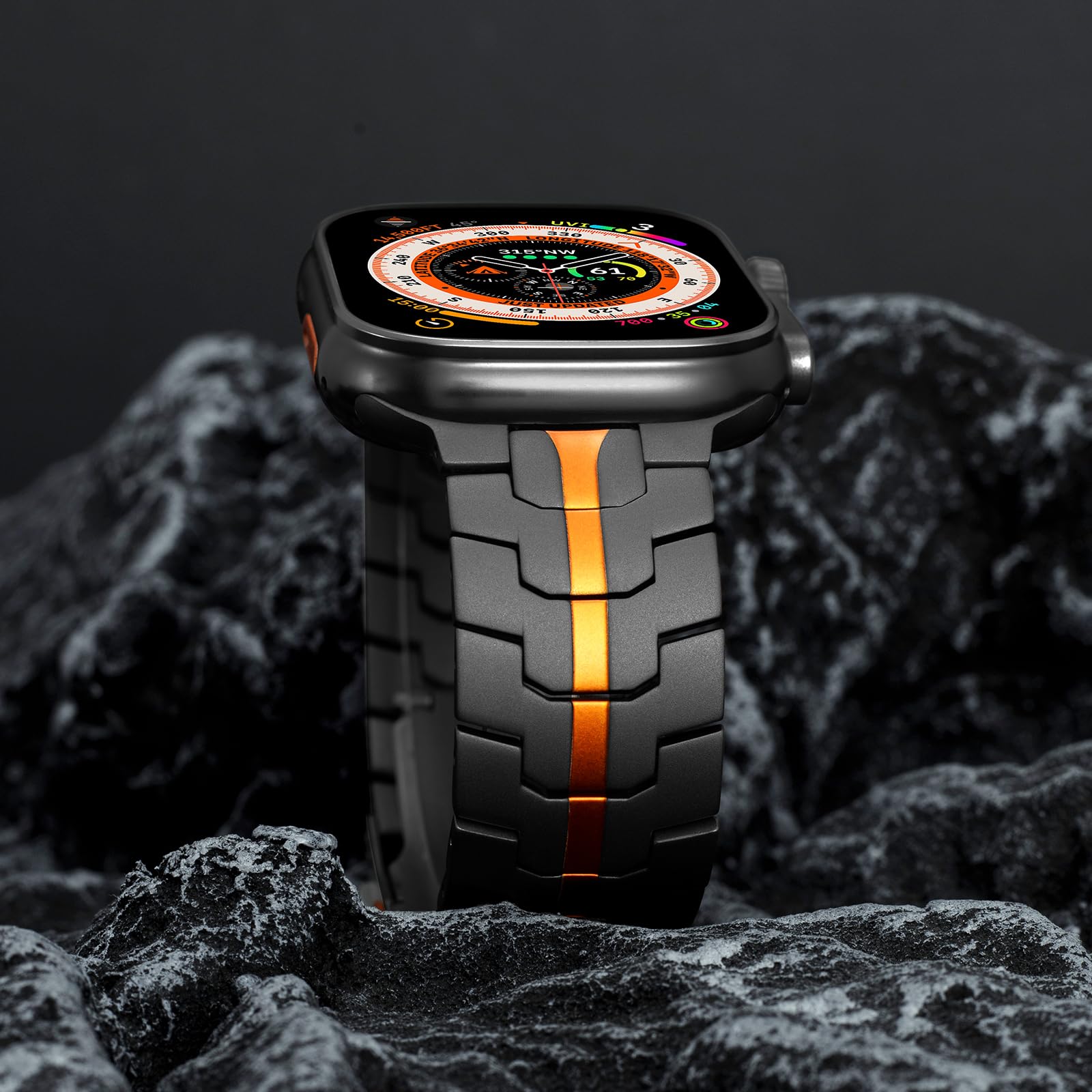 Men’s Apple Watch Titanium Band – Durable Build with Refined Finish