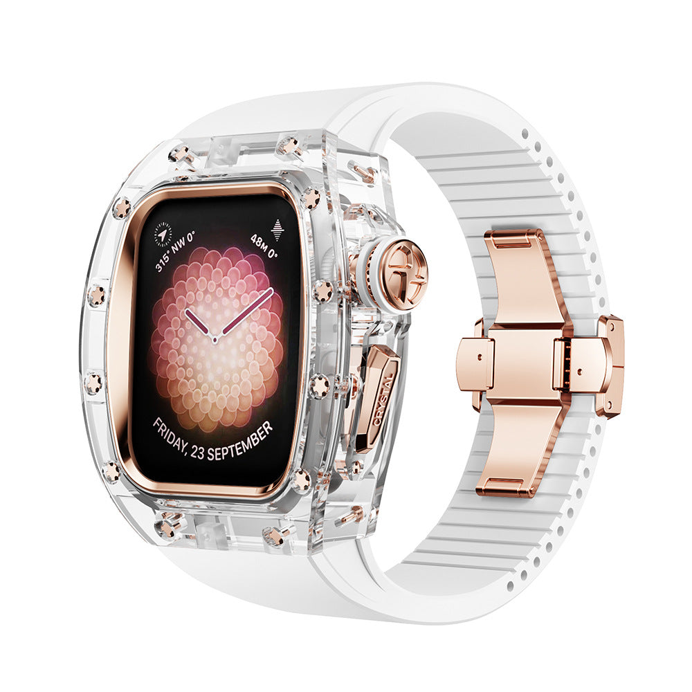 Men’s Apple Watch Crystal Band – Refined Finish and Luxury Appeal