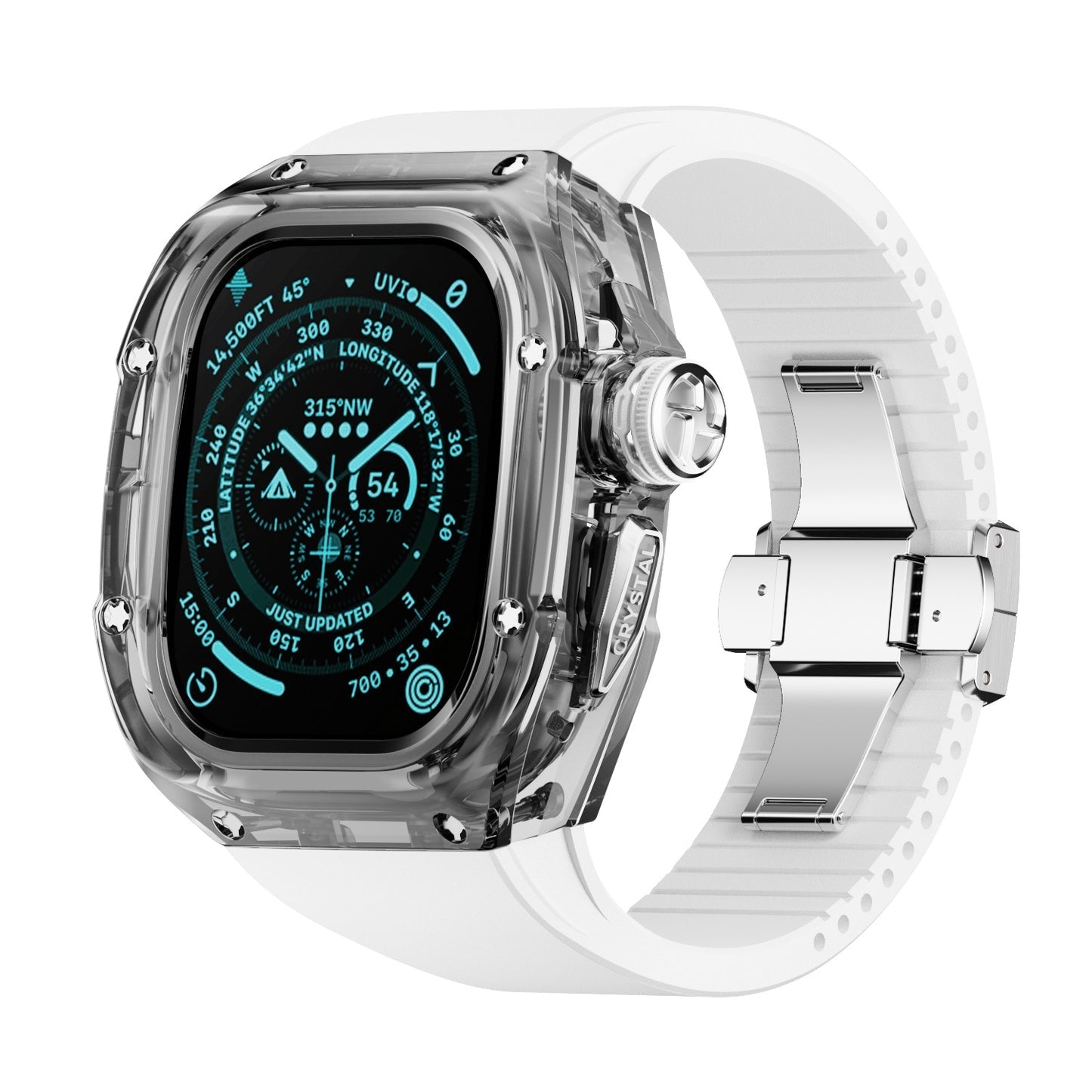 Men’s Apple Watch Crystal Band – Refined Finish and Luxury Appeal