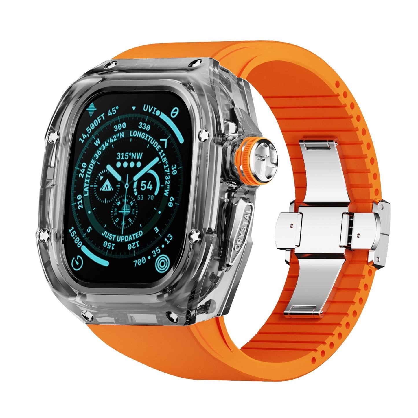 Men’s Apple Watch Crystal Band – Refined Finish and Luxury Appeal