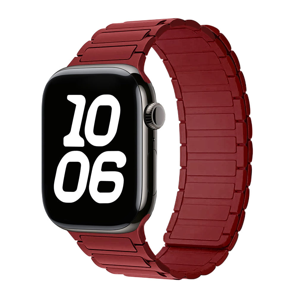 Magnetic Loop Apple Watch Band – Adjustable Premium Silicone