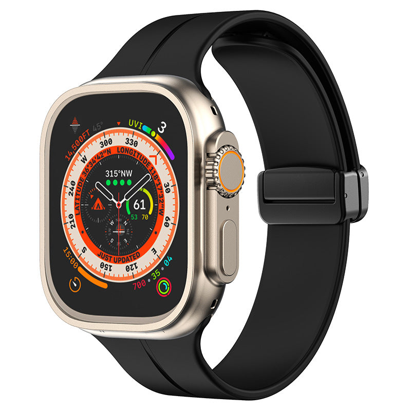 Minimalist Silicone Magnetic Band for Apple Watch