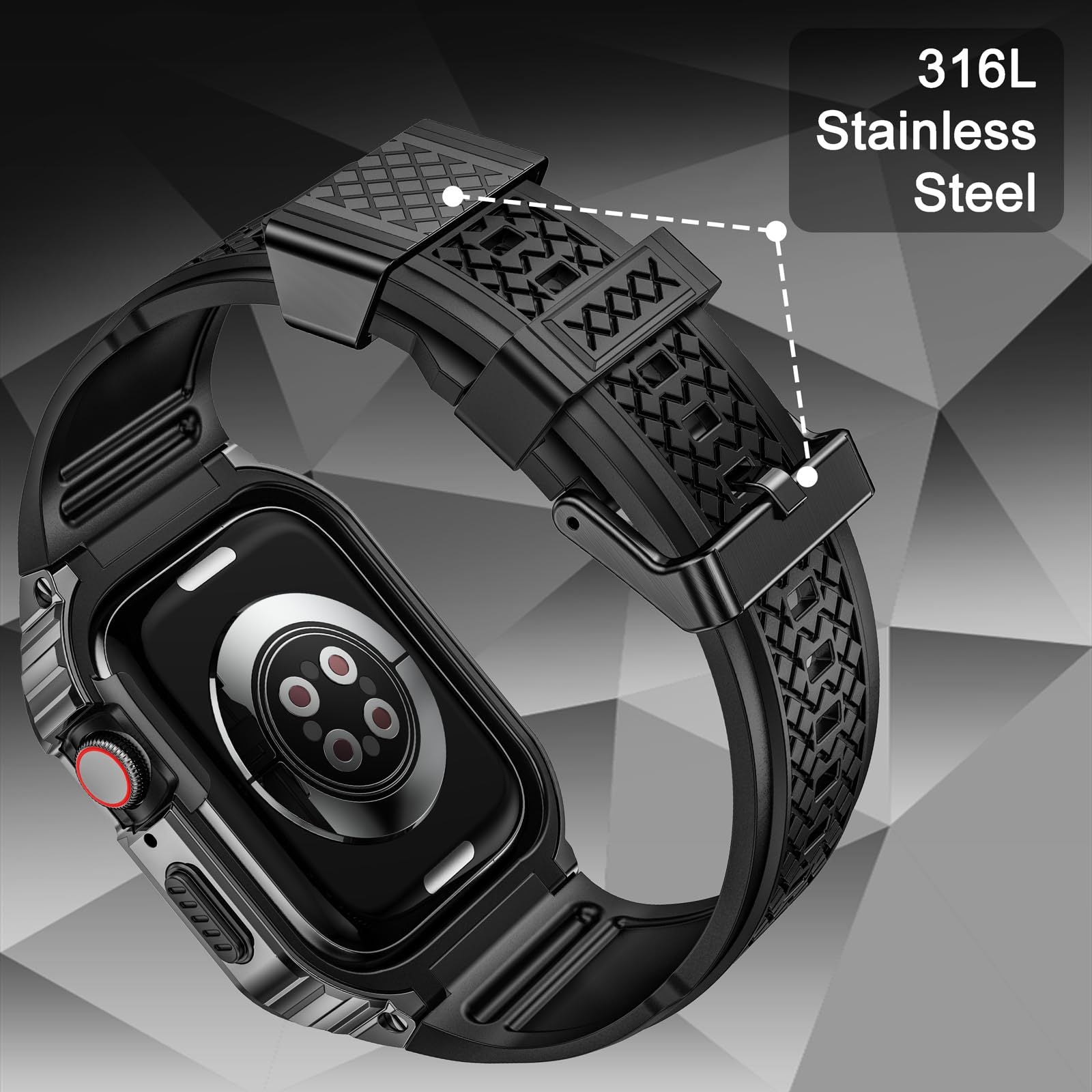 Premium Tactical Rugged Case for Apple Watch