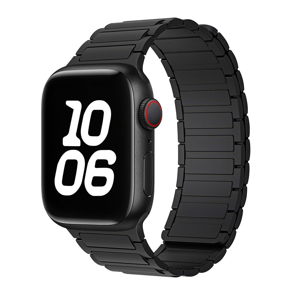 Magnetic Loop Apple Watch Band – Adjustable Premium Silicone