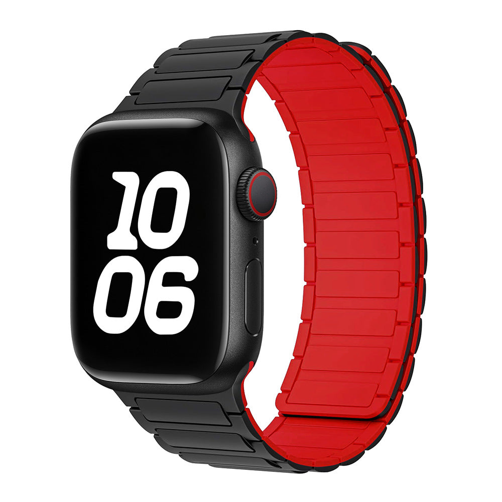 Magnetic Loop Apple Watch Band – Adjustable Premium Silicone