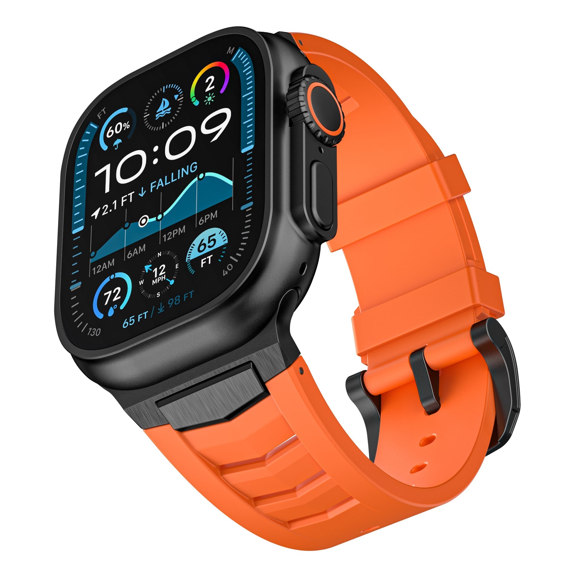 Premium Sport Fluororubber Band for Apple Watch